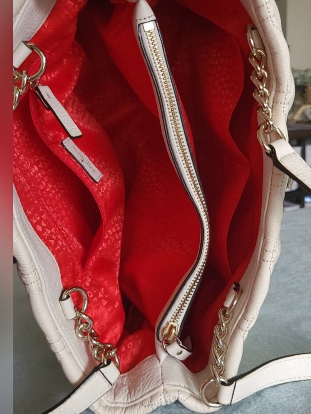 EUC Kate Spade Astor Court 'Elena' Quilted Leather Shoulder Bag - Picture 9 of 12